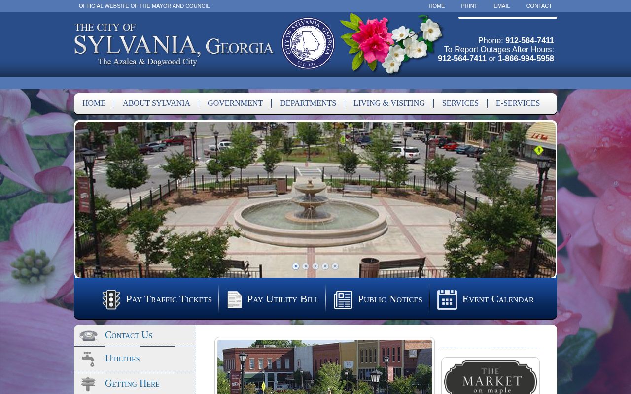 Sylvania municipal holding release path city portal
